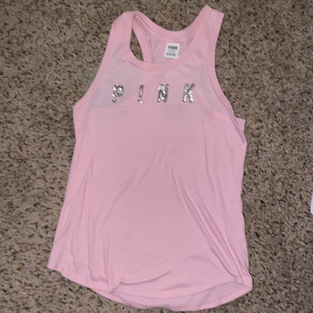 Victoria’s Secret pink tank top, size small, blush pink - Picture 1 of 4